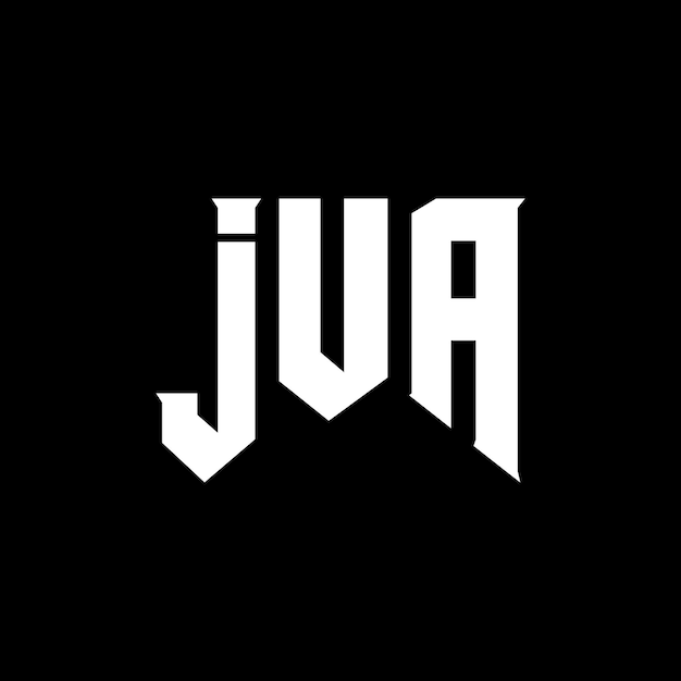 JUA logo litery dla firmy technologicznej JUA logo projektowanie czarno-białe kombinacja kolorów JUA logo JUA wektor JUA projektowanie JUA ikona JUA alfabet JUA typografia logo projektowanie