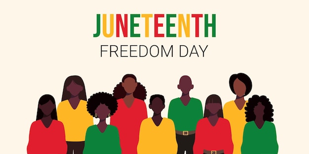 Juneteenth Freedom Banner obejmujący wolność i dziedzictwo