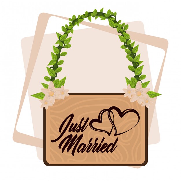 Just Married Cartoon