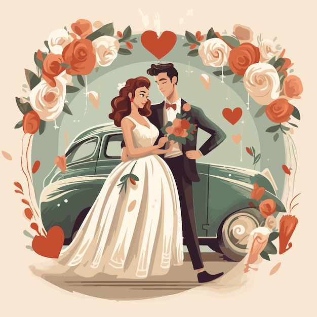 Just_married_vector_illustrated