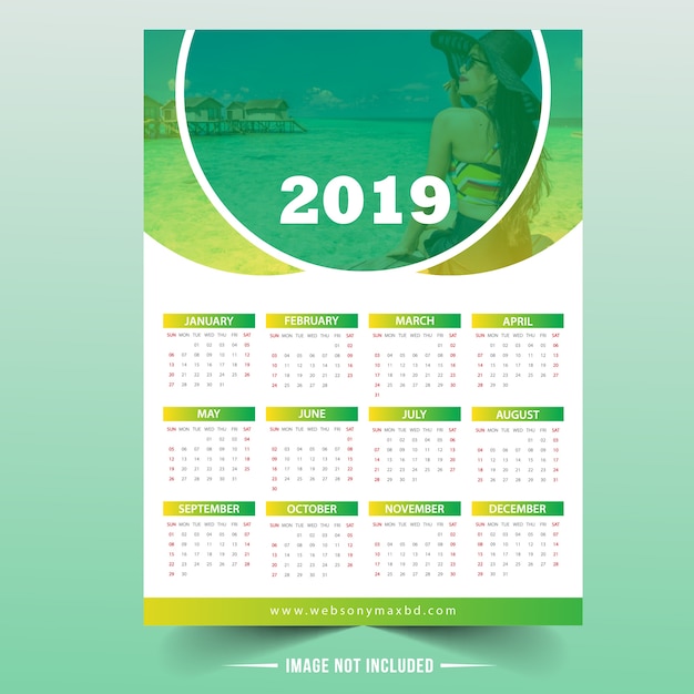Kalendarz Jednej Strony 2019