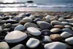 Plik wektorowy kamienie na plaży.