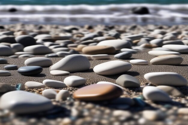 Plik wektorowy kamienie na plaży.