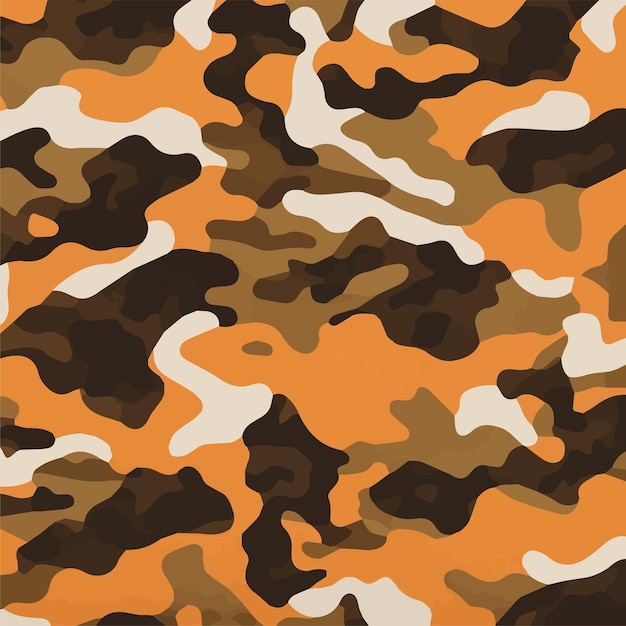 kamuflaż bezszwowy wzór modny styl kamuflaż powtarzający druk ilustracja wektorowa tekstura khaki