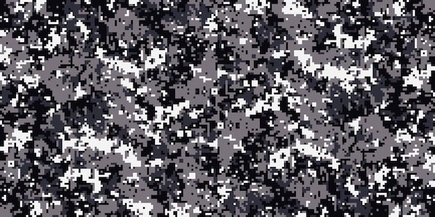 Kamuflaż pikselowy dla żołnierza mundur wojskowy Nowoczesny wzór tkaniny moro Cyfrowe tło wektor wojskowy
