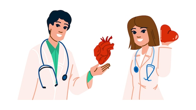 Plik wektorowy kardiologowie: wektor zdrowia serca