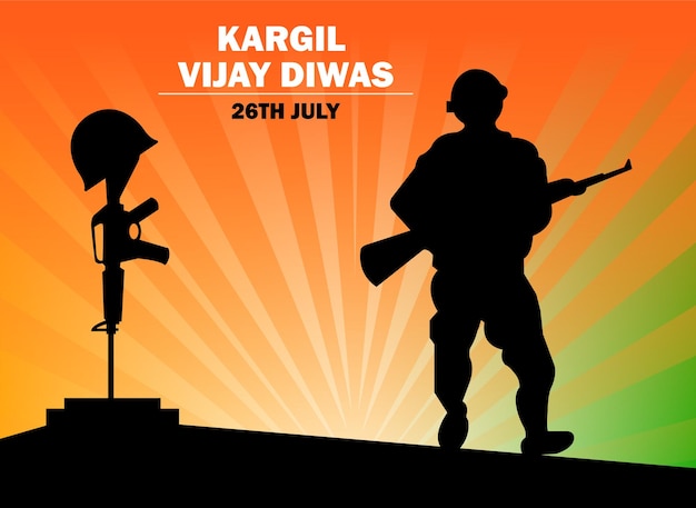 Plik wektorowy kargil vijay diwas