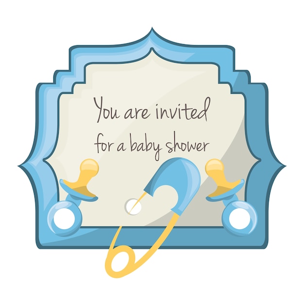 Karta Baby Shower Szczęśliwy Zaproszenie