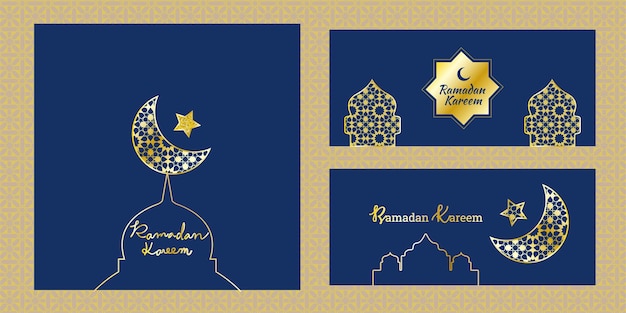 Karta Festiwalu Ramadan Kareem W Stylu Islamskim