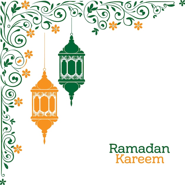 Karta Ramadan Kareem Lantern