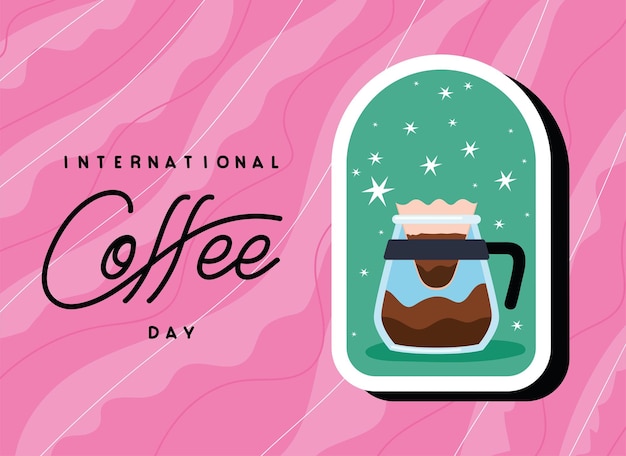 Kartel Z Okazji Międzynarodowego Dnia Kawy