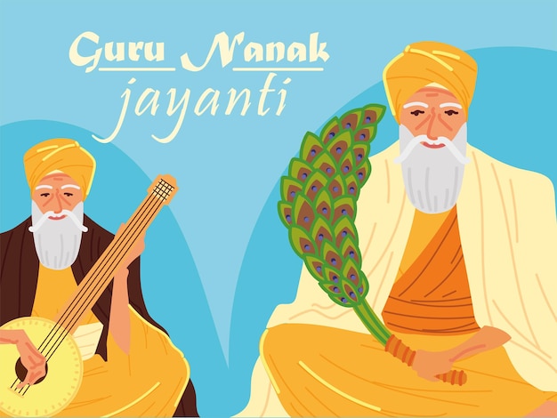 Kartka świąteczna Guru Nanak Jayanti