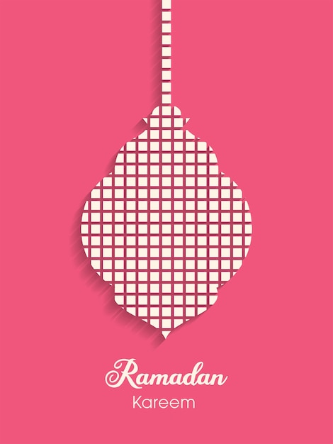 Kartka z życzeniami Ramadan Kareem na obchody festiwalu społeczności muzułmańskiej