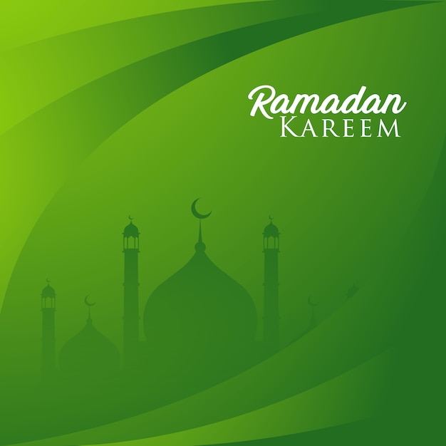 Plik wektorowy kartkę z życzeniami ramadan kareem