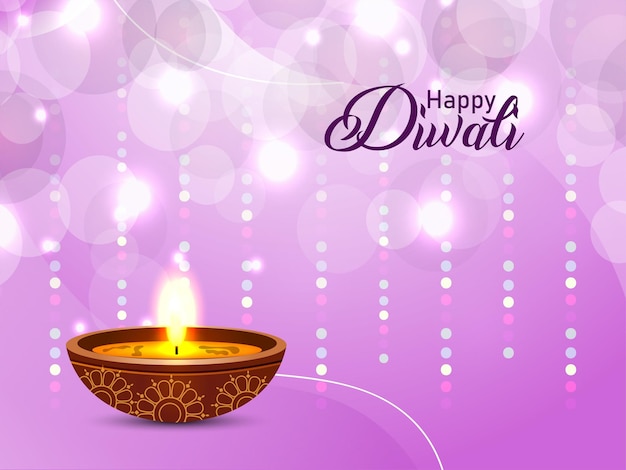 Kartkę z życzeniami szczęśliwego indyjskiego festiwalu Shubh Diwali