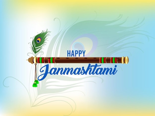 Kartkę z życzeniami szczęśliwy krishna janmashtami uroczystości