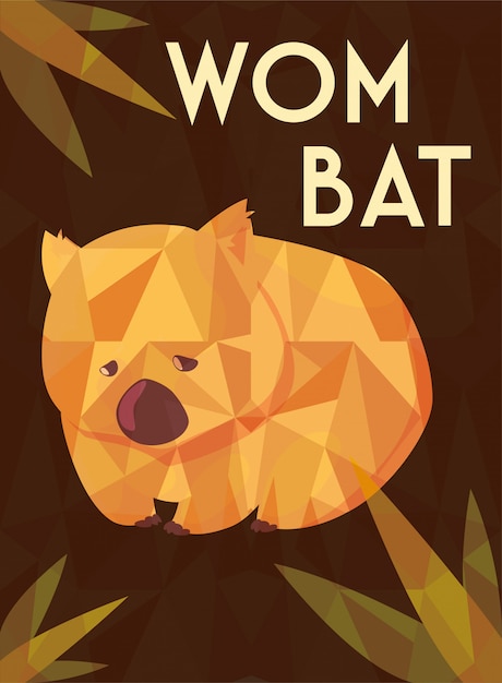 Kartkę Z życzeniami Z Australijskim Wombat