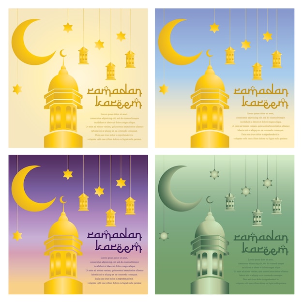 Kartki Z życzeniami Ramadan Kareem