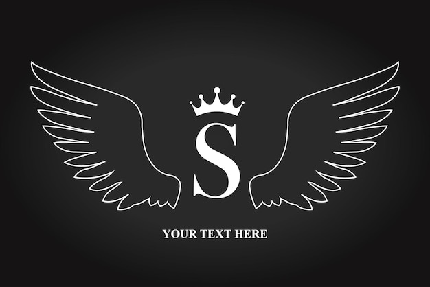 Plik wektorowy kąt skrzydła logo profesjonalne logo luksusowe logo