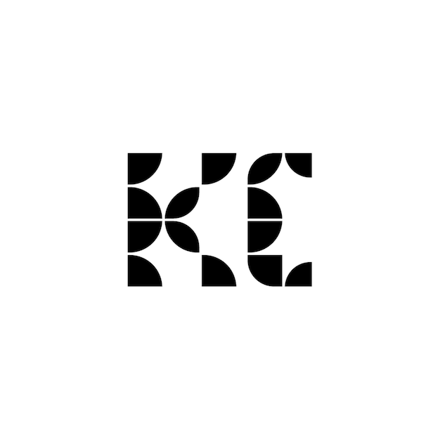 KC monogram logo projekt list tekst nazwa symbol monochromatyczne logotyp alfabet znak proste logo