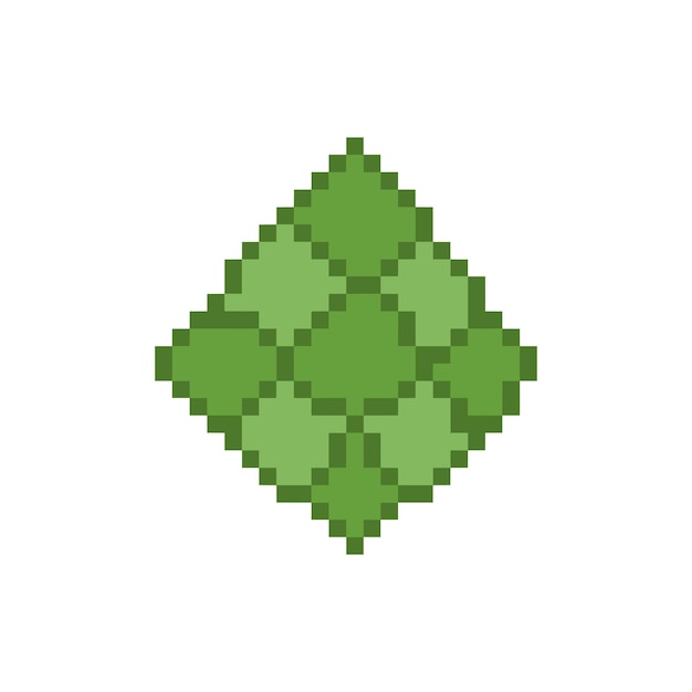 Ketupat dla Eid pixel art