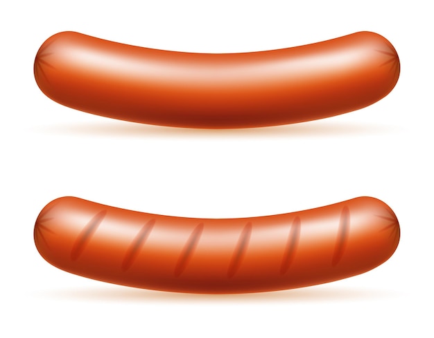 Kiełbasa na białym