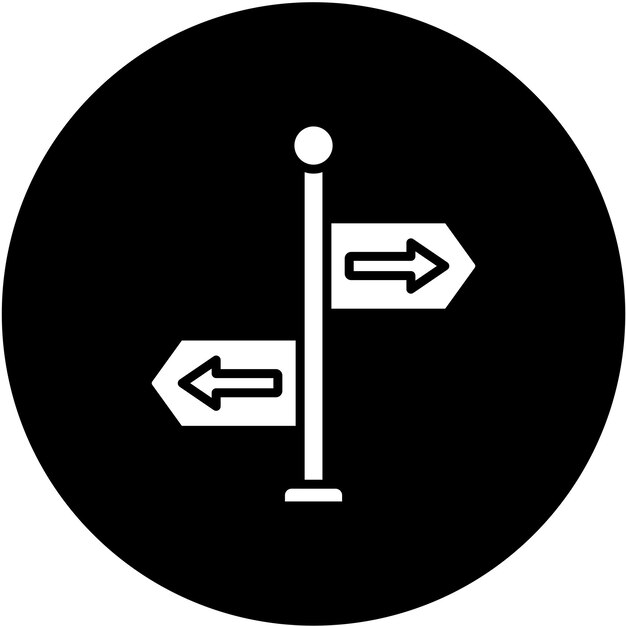 Kierunki projektowania wektorowego Styl ikony