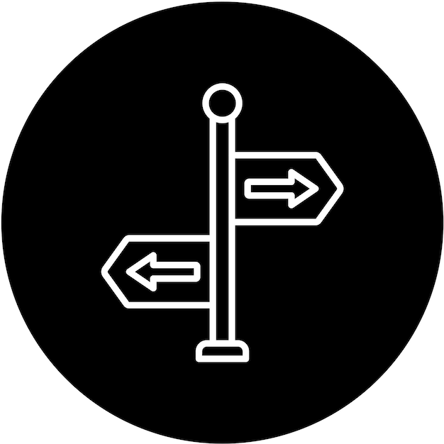 Kierunki projektowania wektorowego Styl ikony