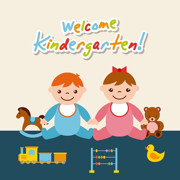 Kinder Garten Cartoon