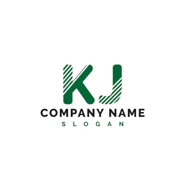 KJ Letter Logo Design KJ letter logo Wektor Ilustracja Wektor
