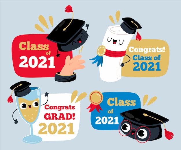 Klasa kreskówka kolekcji odznak 2021