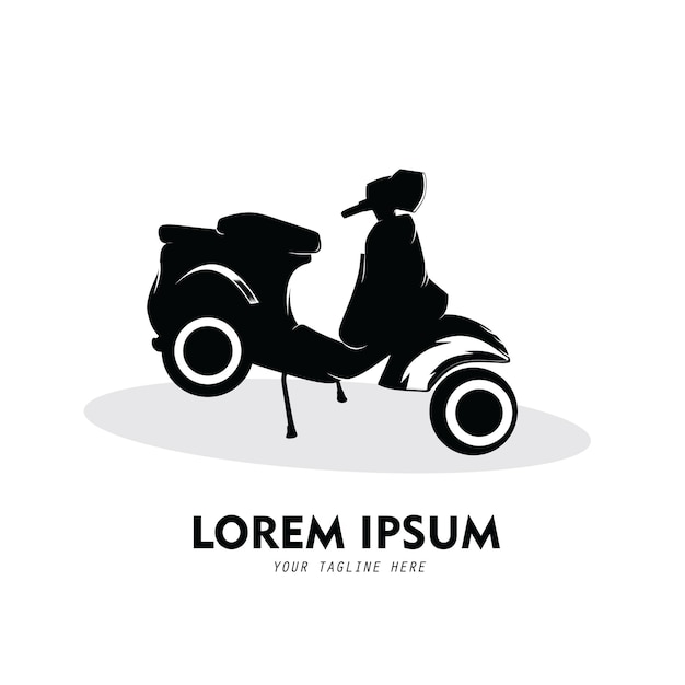 Klasyczna Sylwetka Logo Motocykla