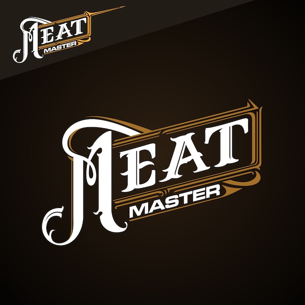 Klasyczne Logo Meat Master