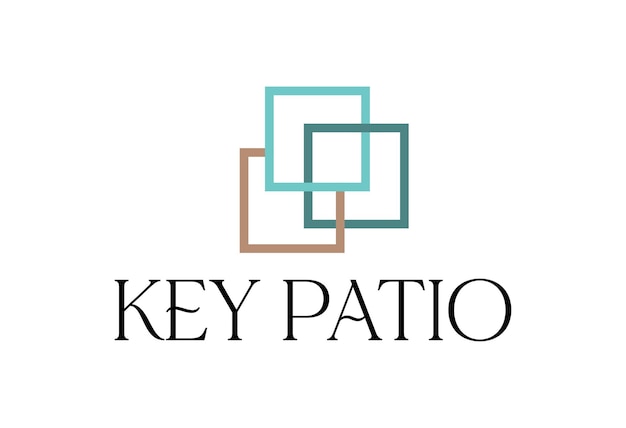 Plik wektorowy kluczowe logo patio 3