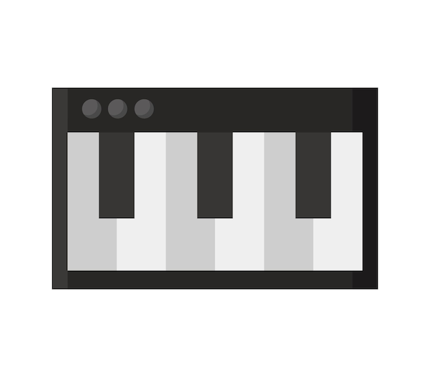 Plik wektorowy kluczowe pianino