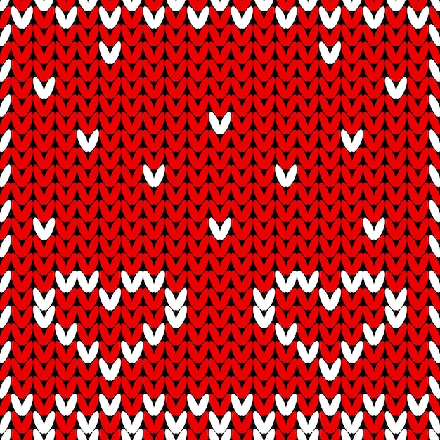 Knitted Seamless Pattern Background Knit Texture for Design New Year Card Christmas Invitation