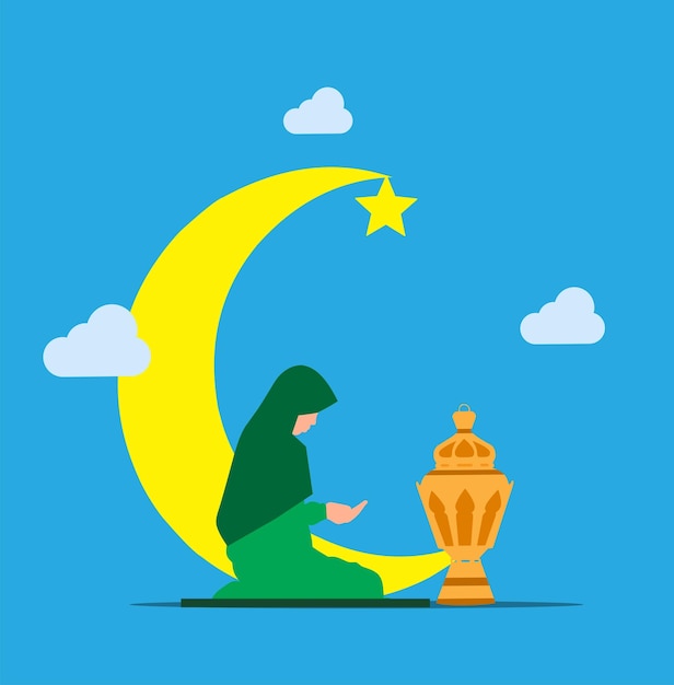 kobieta modląca się ramadan