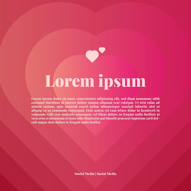 kocham tło szablon mediów społecznościowych, post w mediach społecznościowych, tło paleniska