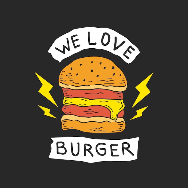 Kochamy Tło Burger