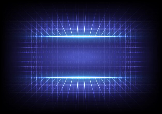 Kod binarny Streszczenie Matryca komputerowa tło graficzne technologia danych algorytm deszyfrowania szyfrowanie i element siatki laserowej Zastępcza strona docelowa i technologia szablonów