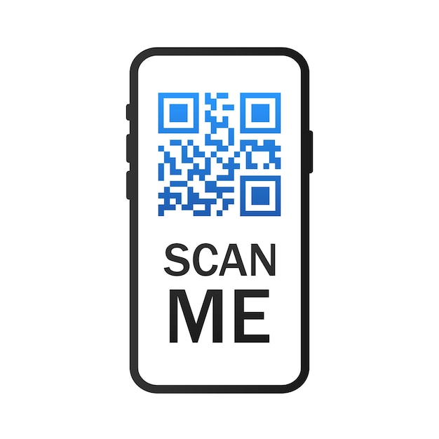 Kod QR dla smartfona. Kod QR do płatności. Skanuj ikonę kodu qr do płatności, aplikacji mobilnej