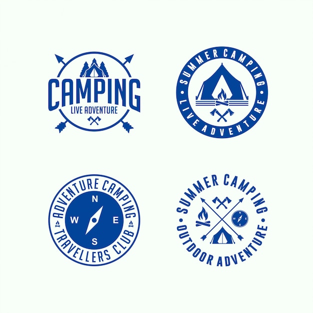 Kolekcja Adventure Logo Camping Circle