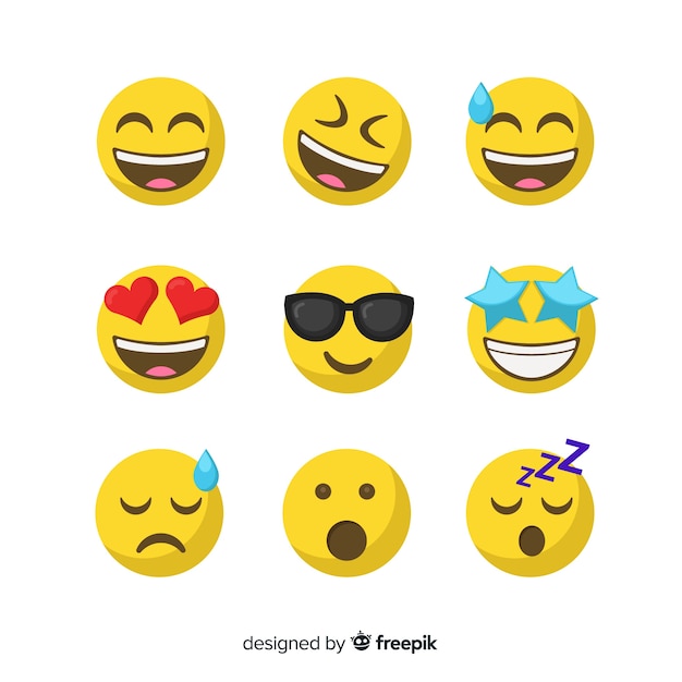 Plik wektorowy kolekcja emoji