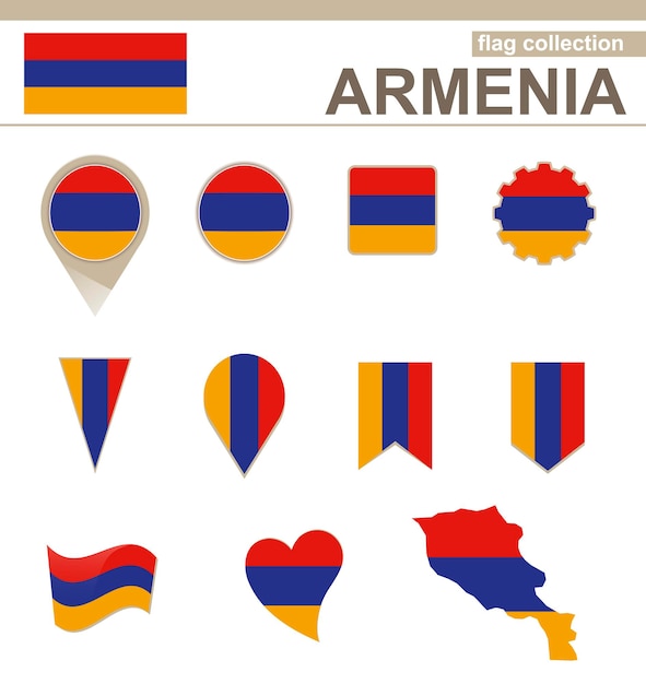 Kolekcja Flag Armenii, 12 Wersji