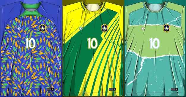 Kolekcja Koszulek Sportowych - Zestaw Piłkarski Do Sublimacji
