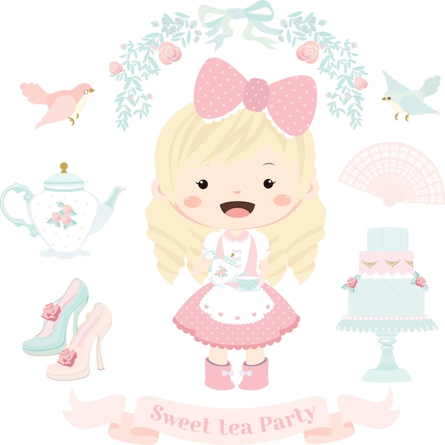 Kolekcja Little Girl Tea Party
