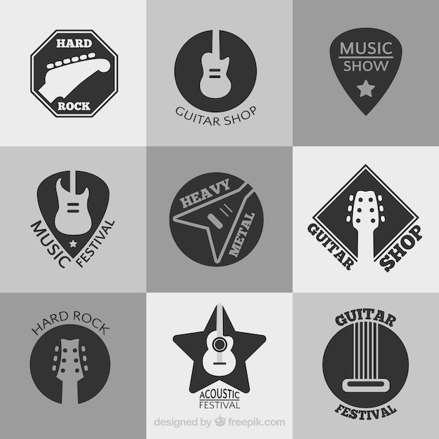 Kolekcja Logo Festiwali Muzycznych