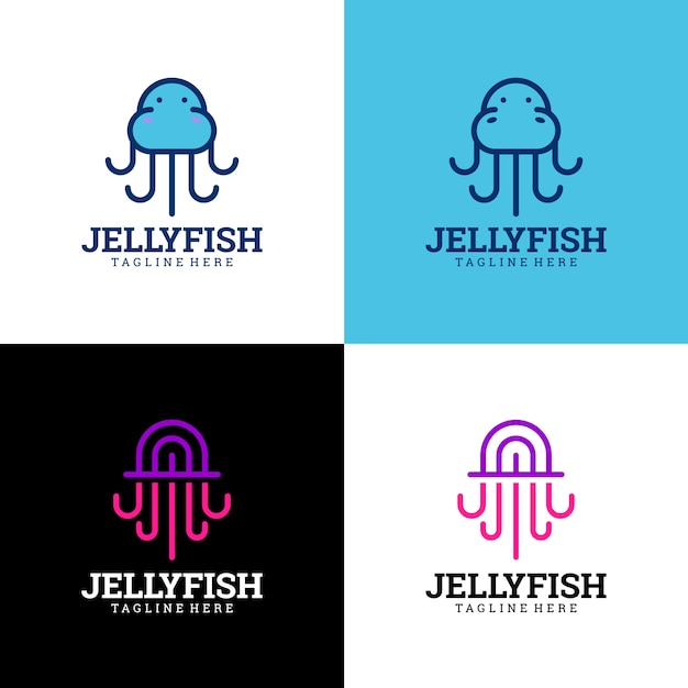 Kolekcja Logo Jelly Fish