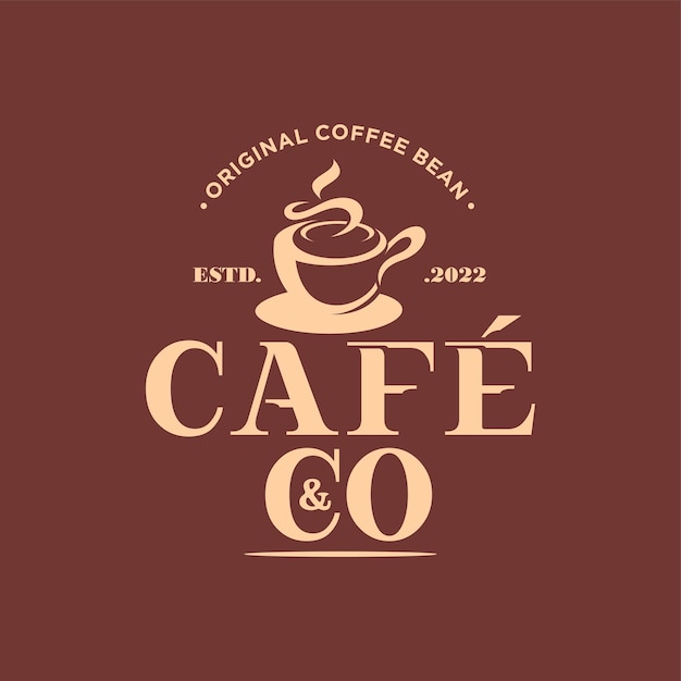 Plik wektorowy kolekcja logo kawiarni retro