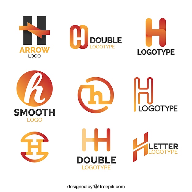 Kolekcja Logo Orange Lletter H